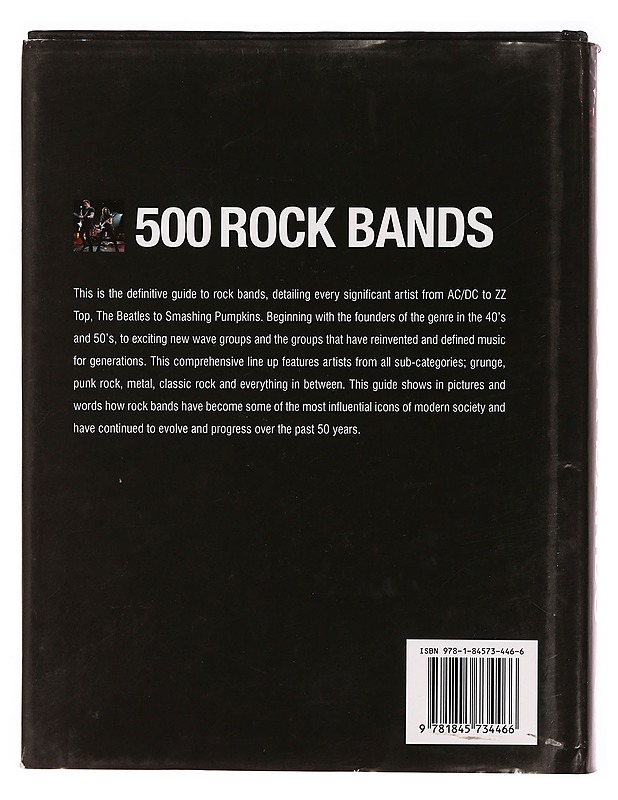 500 rock bands - Joanne Huffa - Musiikki- ja elokuvakirjat - 10105337930 - 1
