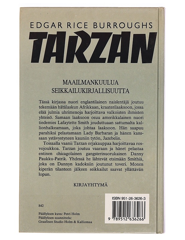 Urhea Tarzan - Burroughs, Edgar Rice - Nuorten kirjat - 10105338482 - 1