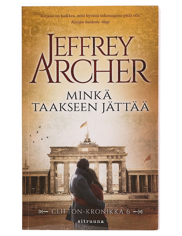 Minkä taakseen jättää - Archer, Jeffrey - Romaanit ja novellit - 10105338534 - 0