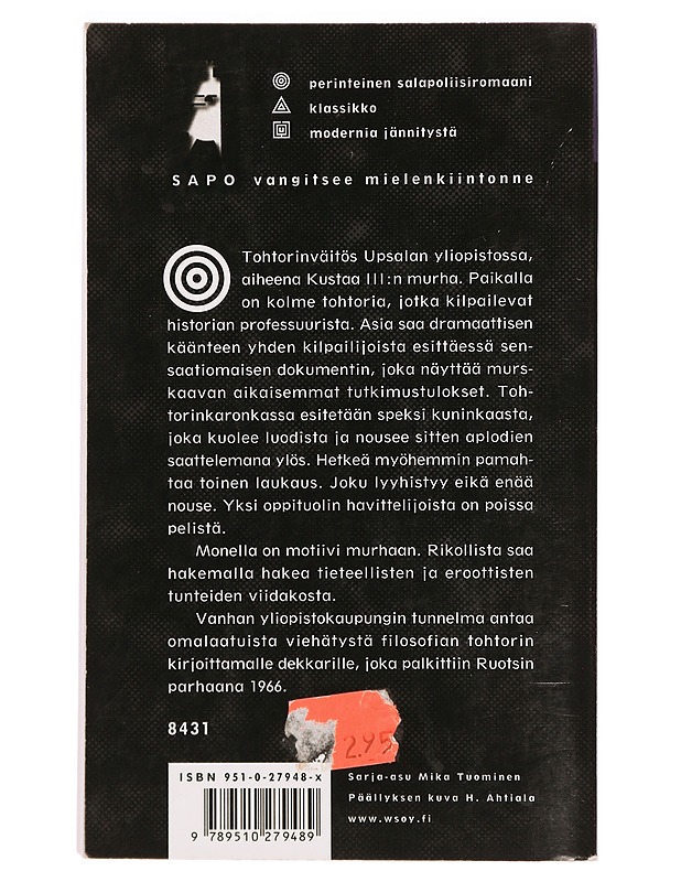 Tee tiedettä ja tapa - Svenson, Sven G. - Jännitys ja dekkarit - 10105338794 - 1