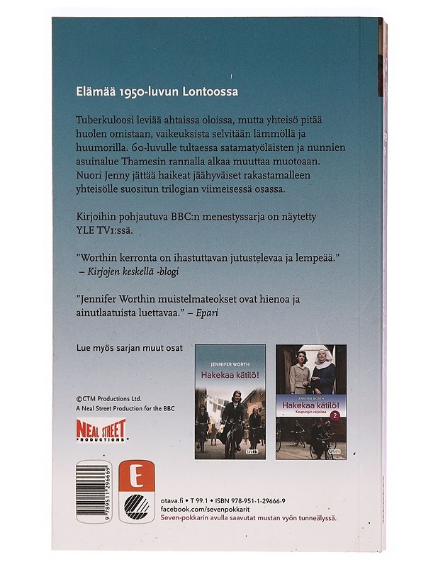Hakekaa kätilö!. / 3 Jäähyväiset nunnille - Worth, Jennifer - Romaanit ja novellit - 10105339021 - 1