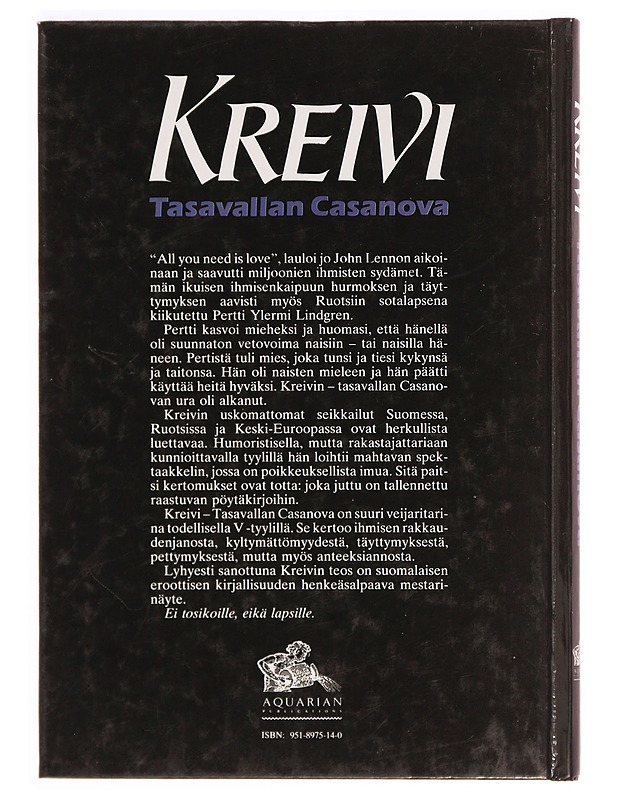 Kreivi : tasavallan Casanova - Lindgren, Pertti Ylermi - Elämäkerrat ja muistelmat - 10105339246 - 1
