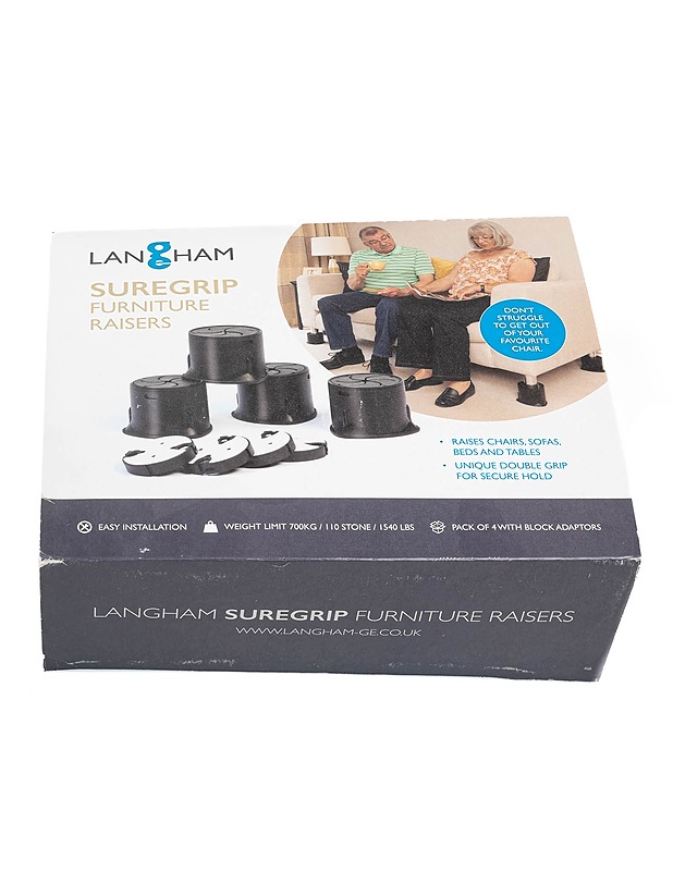 LANGHAM SUREGRIP huonekalujen korottajat - Muut urheiluvälineet ja vapaa-aika - 10105339345 - 1