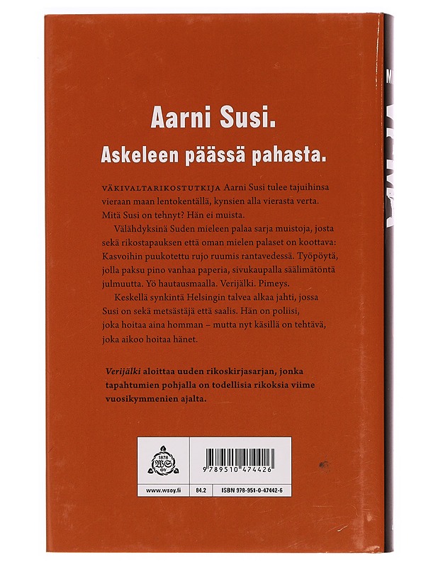 Verijälki - Mikael Viima - Jännitys ja dekkarit - 10105339549 - 1