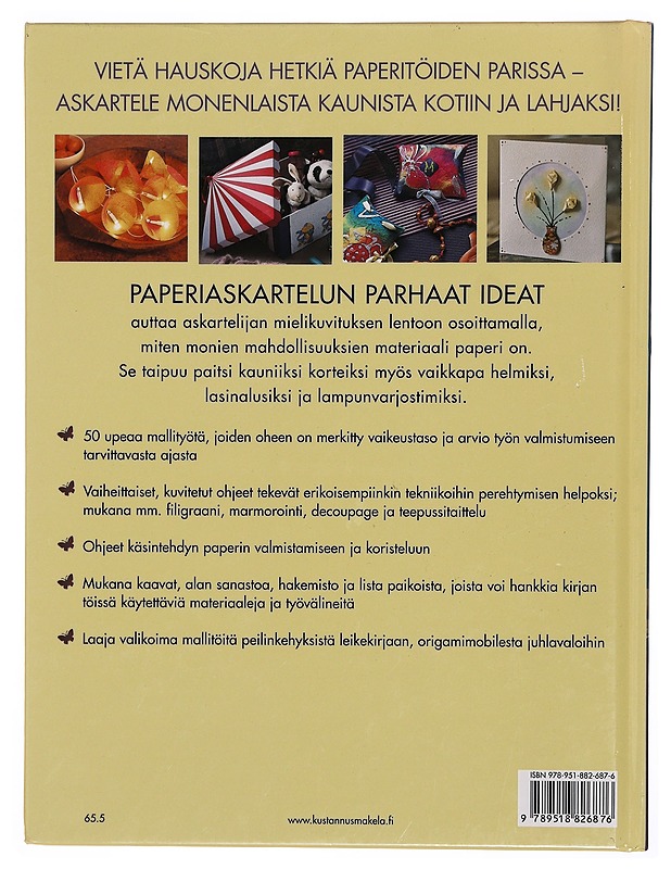 Paperiaskartelun parhaat ideat : innostu ja kokeile ; astu rohkeasti paperin kiehtovaan maailmaan - Jones, Fiona - Tietokirjat ja oppaat - 10105339677 - 1