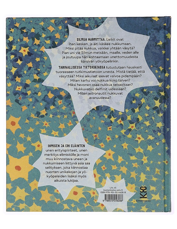 Silmät kiinni, Silmu! : asiaa unesta - Urrila, Anna Sofia - Lastenkirjat - 10105339881 - 1