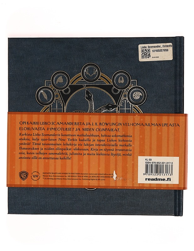 Lisko Scamander : elokuvaleikekirja - Barba, Rick - Musiikki- ja elokuvakirjat - 10105339911 - 1