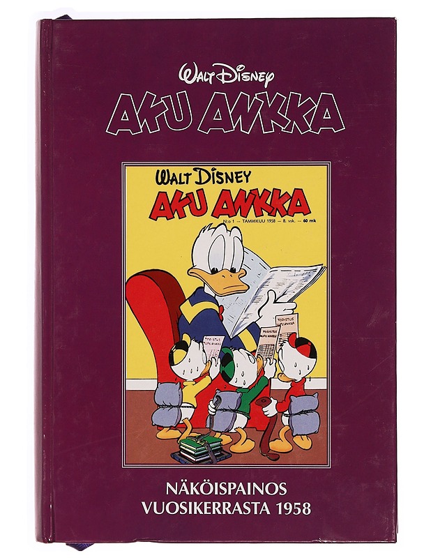 Aku Ankka : näköispainos vuosikerrasta 1958 - Disney, Walt - Sarjakuvat - 10105339978 - 0