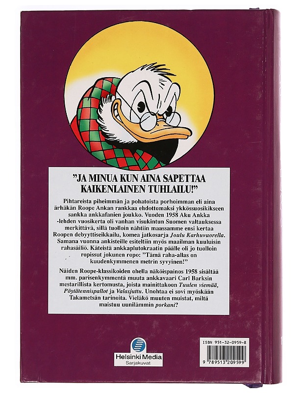 Aku Ankka : näköispainos vuosikerrasta 1958 - Disney, Walt - Sarjakuvat - 10105339978 - 1