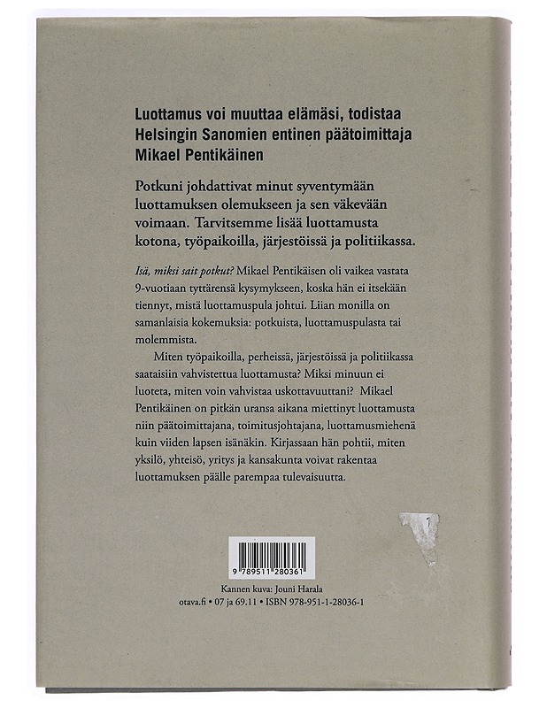 Luottamus - Mikael Pentikäinen - Elämäkerrat ja muistelmat - 10105340040 - 1