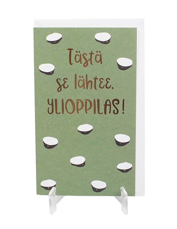 PALETTI Ylioppilaalle, 2-osainen kortti - Askartelu - 10105340048 - 0
