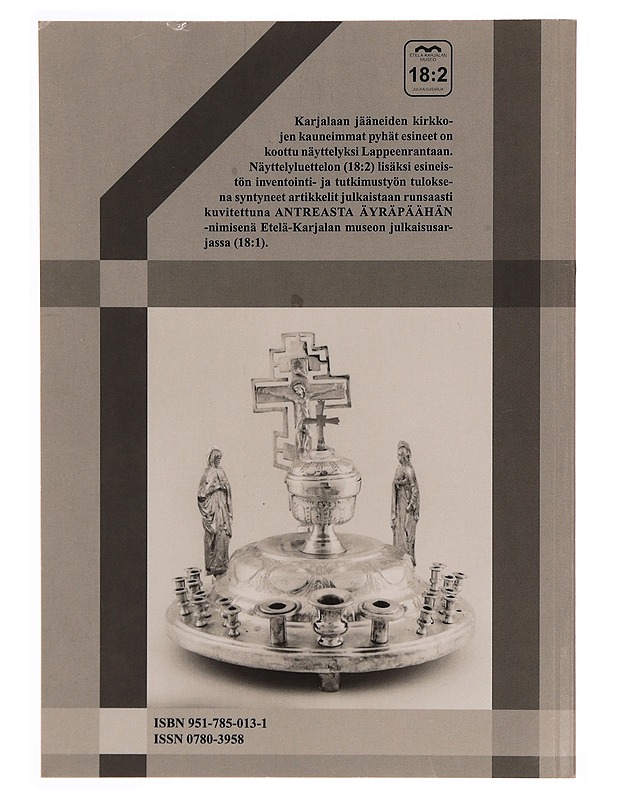 Taideaarteita Karjalasta / näyttelyluettelo - Rinno, Soile - Taide- ja kulttuurikirjat - 10105340077 - 1