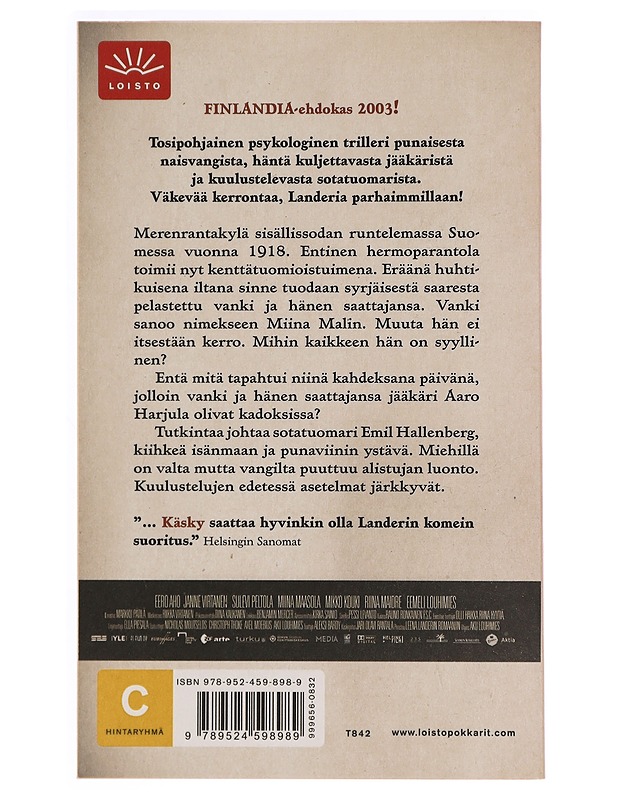 Käsky - Leena Lander - Jännitys ja dekkarit - 10105340194 - 1