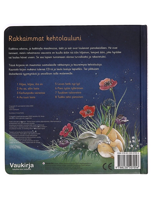 Rakkaimmat kehtolaulut - Lastenkirjat - 10105340430 - 1