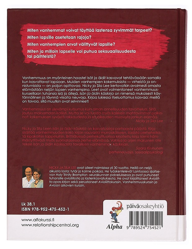 Isän ja äidin käsikirja - Lee, Nicky - Tietokirjat ja oppaat - 10105340698 - 1