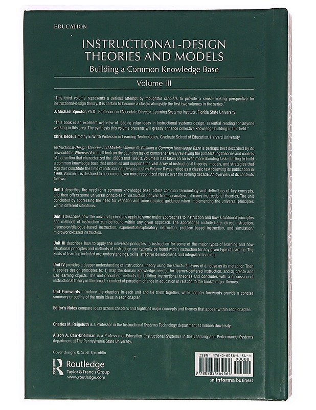 Instructional-design theories and models. Vol. 2, A new paradigm of instructional theory - Reigeluth, Charles M. - Tietokirjat ja oppaat - 10105340784 - 1