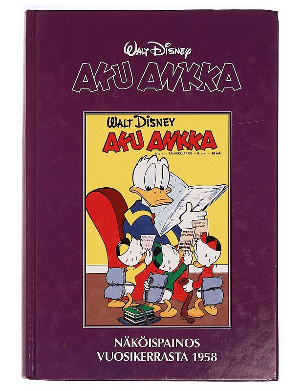 Aku Ankka : näköispainos vuosikerrasta 1958 - Disney, Walt - Sarjakuvat - 10105340818 - 0