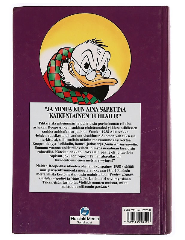 Aku Ankka : näköispainos vuosikerrasta 1958 - Disney, Walt - Sarjakuvat - 10105340818 - 1