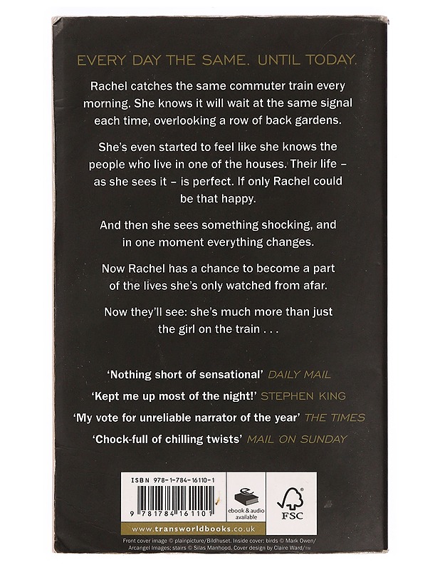 The Girl on the Train - Paula Hawkins - Romaanit ja novellit - 10105340978 - 1