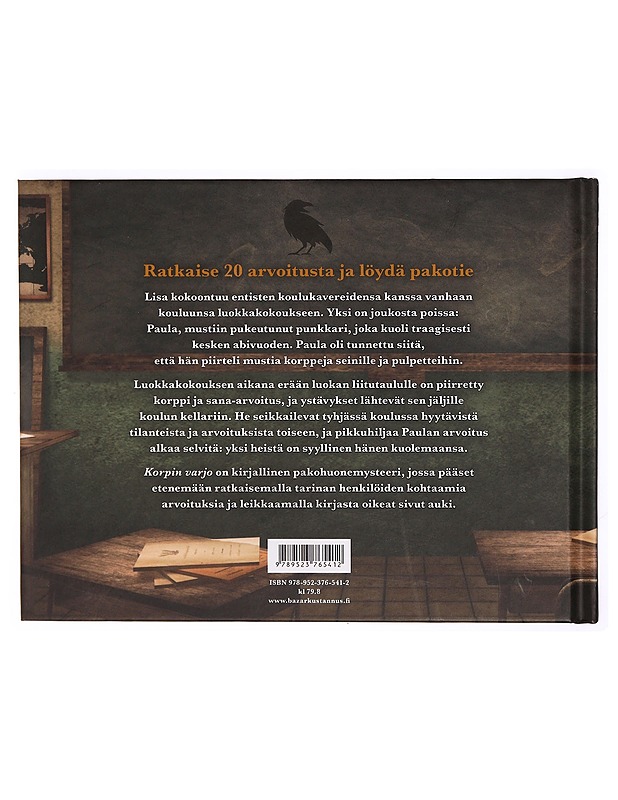 Pakohuonemysteeri : korpin varjo - Eich, Eva - Romaanit ja novellit - 10105341098 - 1