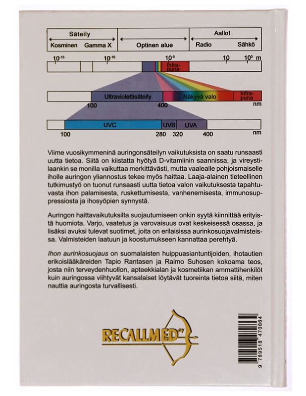 Ihon aurinkosuojaus - Rantanen, Tapio - Tietokirjat ja oppaat - 10105341393 - 1