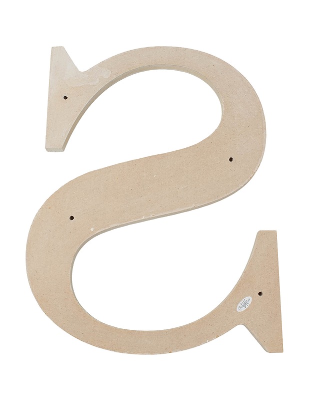 Sisustuskirjain "S" - Askartelu - 10105341408 - 1