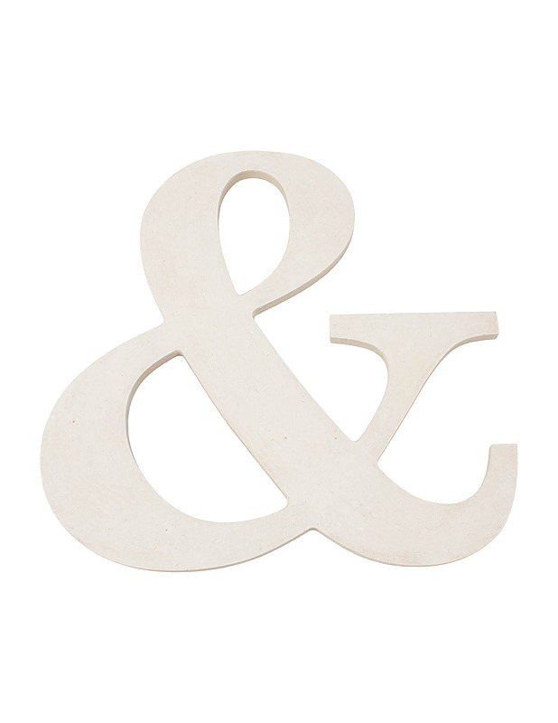 Sisustuskirjain "&" - Askartelu - 10105341411 - 0