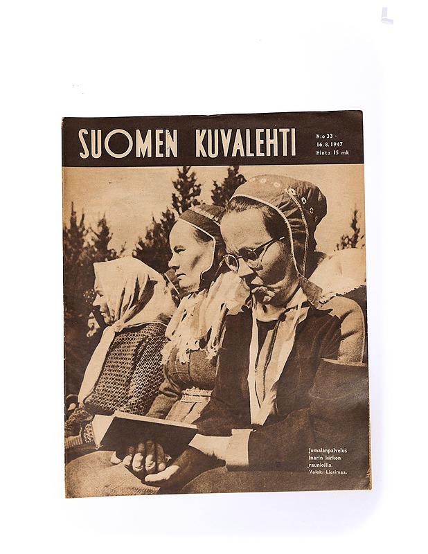 Suomen kuvalehti numero 33/1947 - Lehdet - 10105341430 - 0