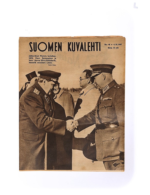 Suomen kuvalehti numero 40/1947 - Lehdet - 10105341449 - 0