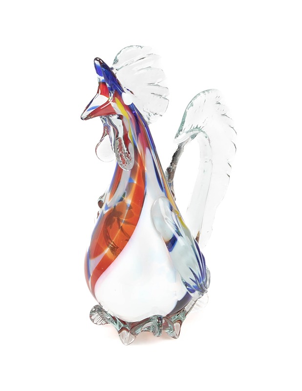 Lasinen kukko koriste-esine - Koriste-esineet - 10105341451 - 1