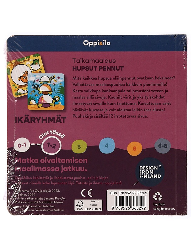 Taikamaalaus Hupsut pennut - Sanoma Pro - Tietokirjat ja oppaat - 10105341766 - 1