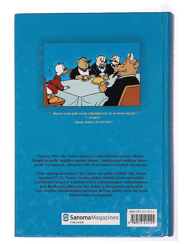 Aku Ankka. II osa - Disney, Walt - Sarjakuvat - 10105341779 - 1