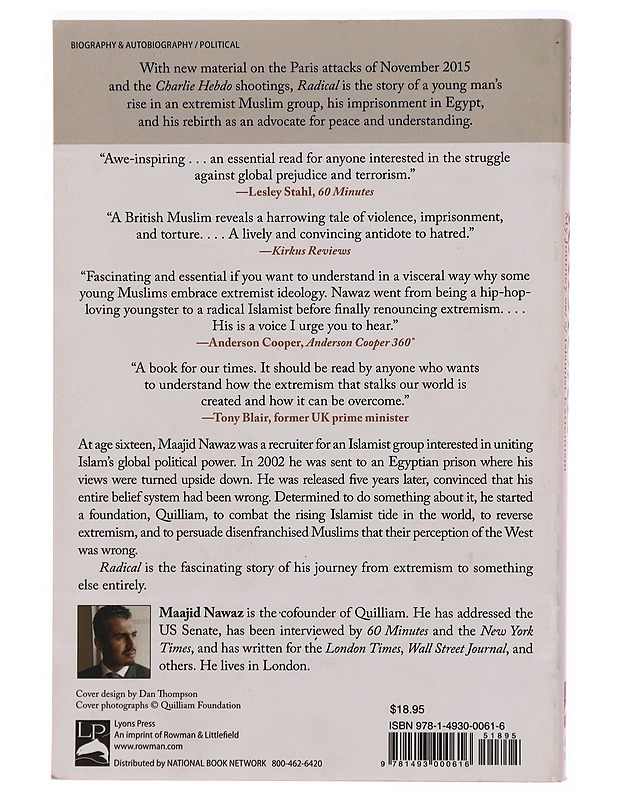 Radical: My Journey Out Of Islamist Extremism - Maajid Nawaz - Tietokirjat - 10105341795 - 1