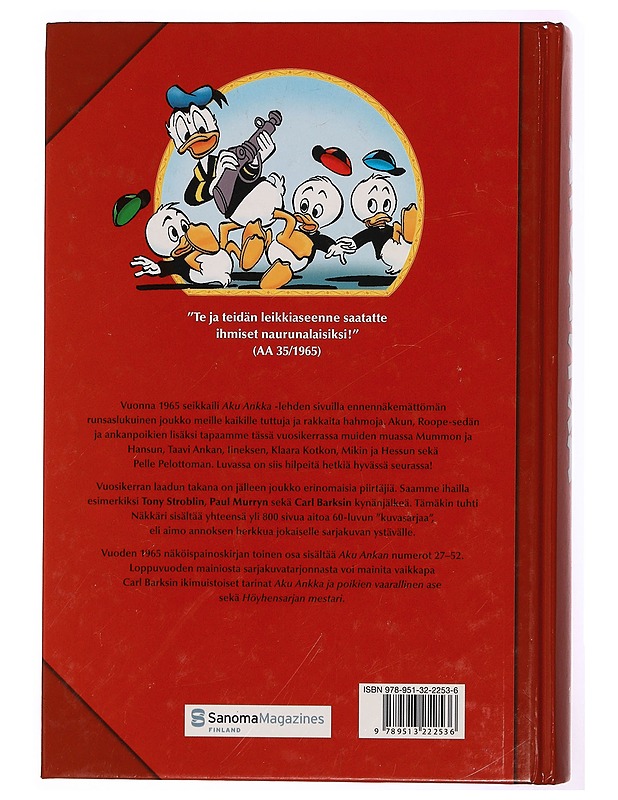 Aku Ankka. II osa : Näköispainos vuosikerrasta 1965 - Disney, Walt - Sarjakuvat - 10105341846 - 1