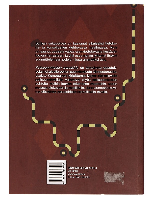 Pelisuunnittelijan peruskirja - Kemppainen, Jaakko - Kirja lahjaksi - 10105342177 - 1