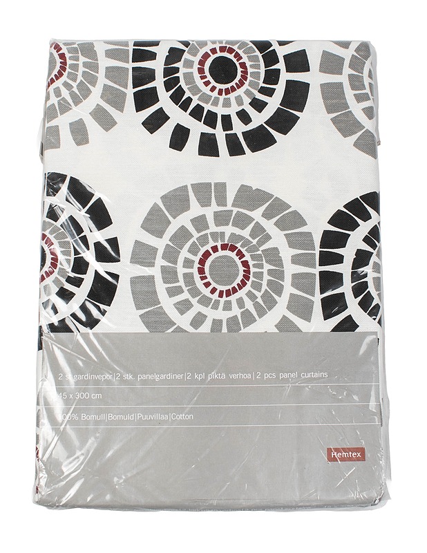 HEMTEX verho, 45x300cm 2kpl - Verhot ja kapat - 10105342188 - 0