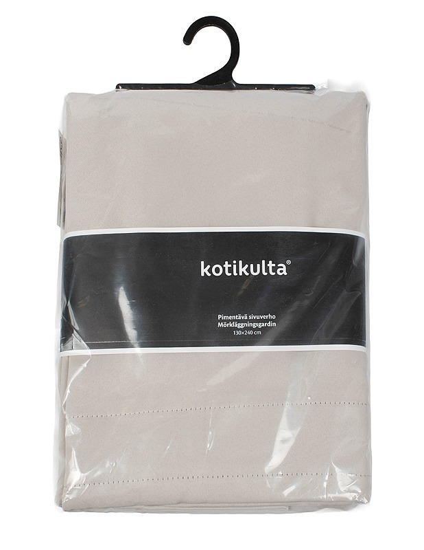 KOTIKULTA pimentävä sivuverho, 130x240cm - Verhot ja kapat - 10105342260 - 0