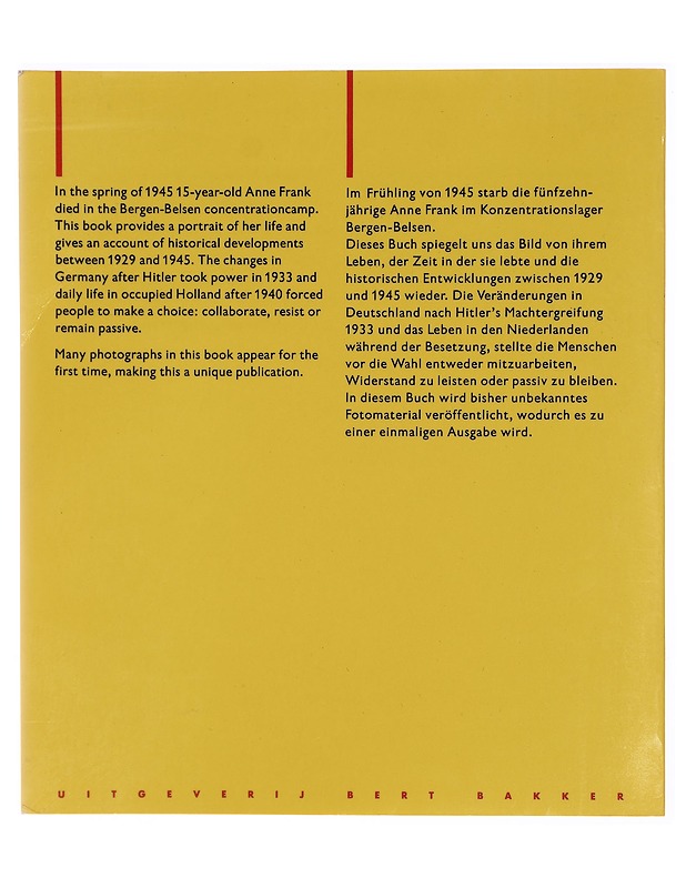 Anne Frank In The World - Anne Frank - Elämäkerrat ja muistelmat - 10105342265 - 1