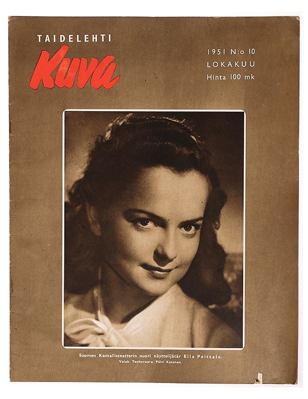 kuvataidelehti nro 10 / 1951 - Lehdet - 10105342314 - 0
