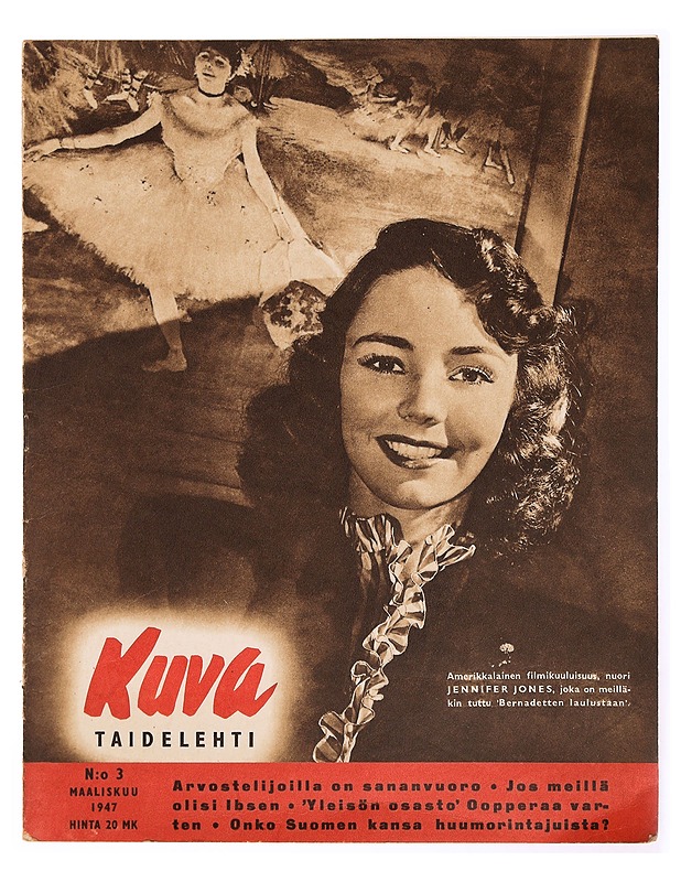 kuvataidelehti nro 3 / 1947 - Lehdet - 10105342378 - 0