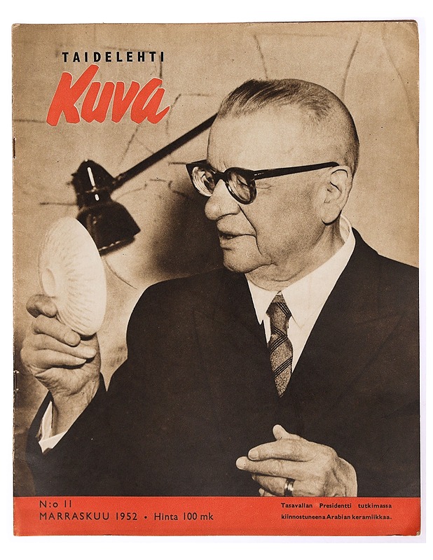 Kuvataidelehti nro 11 / 1952 - Lehdet - 10105342410 - 0