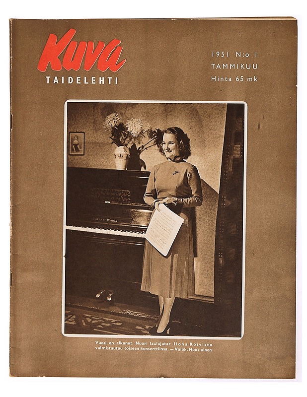 Kuvataidelehti nro 1 / 1951 - Lehdet - 10105342455 - 0