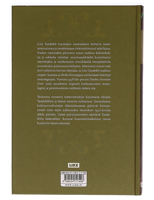 Liisi Tandefelt : monessa roolissa - Pia Houni - Elämäkerrat ja muistelmat - 10105342756 - 1