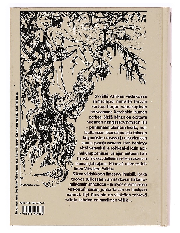 Apinoiden Tarzan - Burroughs, Edgar Rice - Nuorten kirjat - 10105342782 - 1