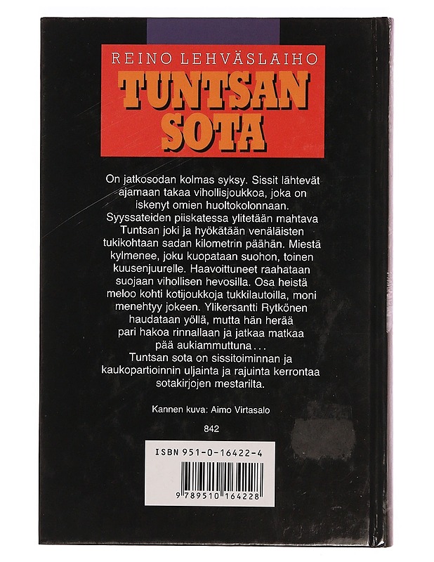 Tuntsan sota : romaani - Reino Lehväslaiho - Romaanit ja novellit - 10105343056 - 1