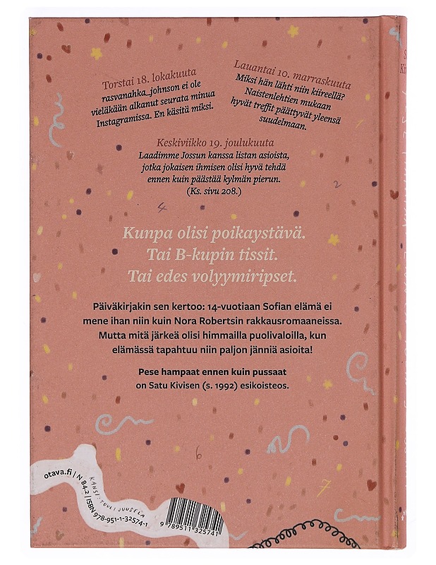 Pese hampaat ennen kuin pussaat - Satu Kivinen - Nuorten kirjat - 10105343130 - 1