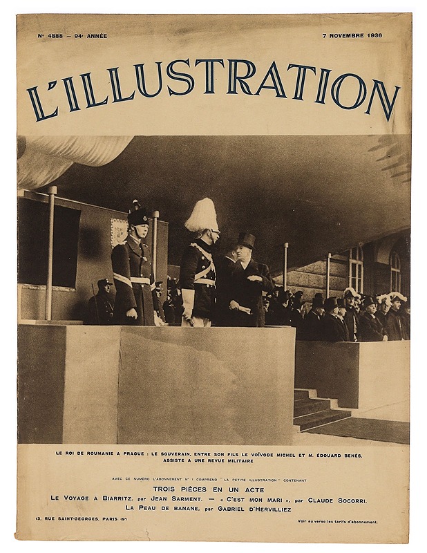 L'Illustration - Journal Hebomadaire Universel - Lehdet - 10105343472 - 0