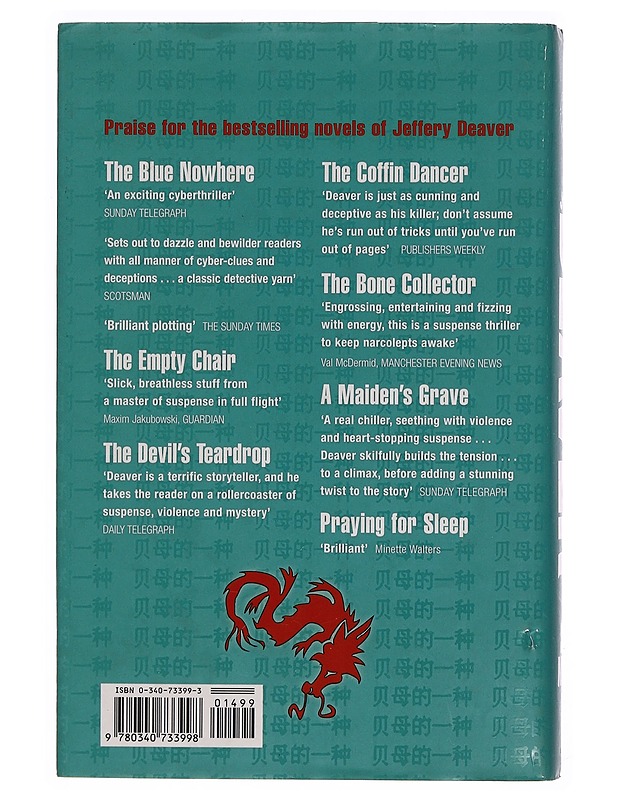 The Stone monkey - Jeffery Deaver - Romaanit ja novellit - 10105343479 - 1