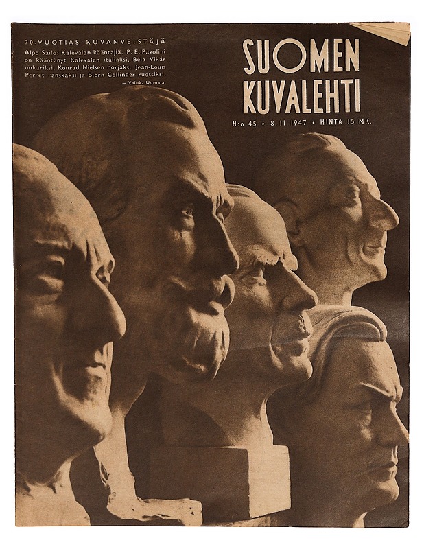 Suomen Kuvalehti 45/1947 - Lehdet - 10105343547 - 0