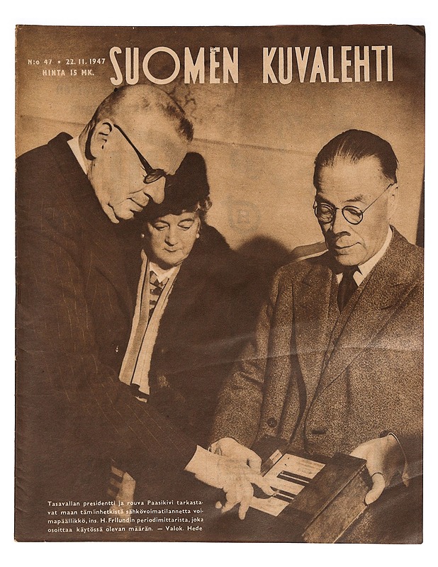 Suomen Kuvalehti 47/1947 - Lehdet - 10105343558 - 0